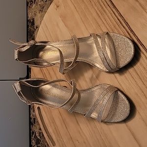 Champagne gold heels